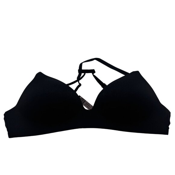 Victorias Secret Push Up Black Strappy Bra Size 34B Adjustable Lightweight - Picture 4 of 5